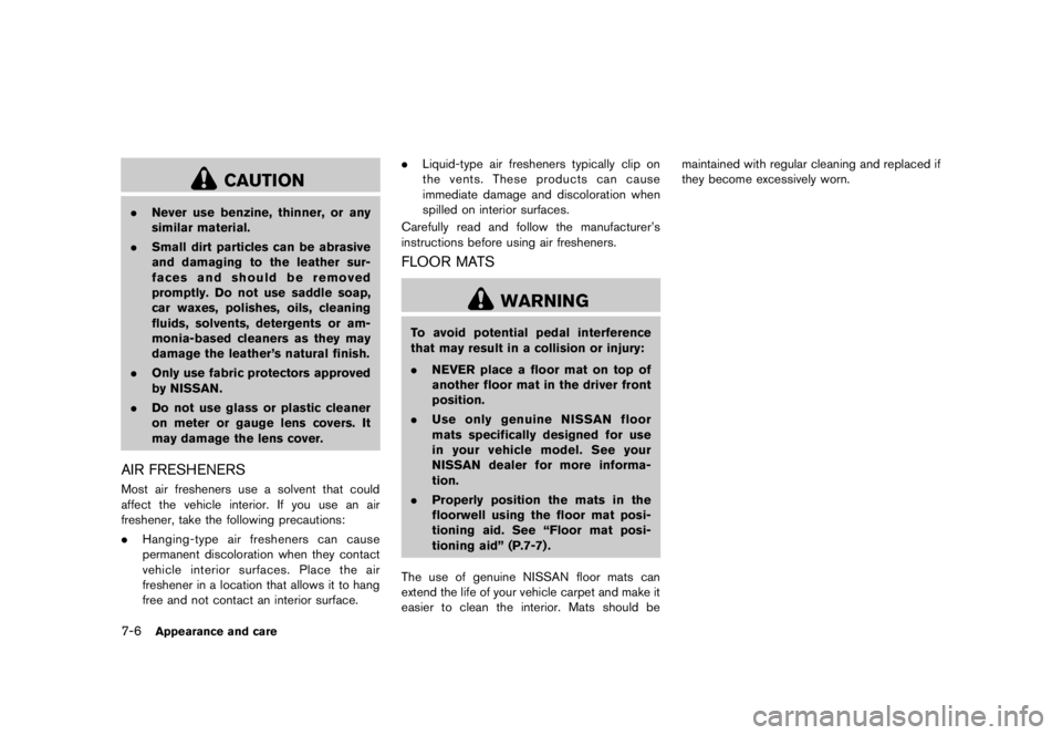 NISSAN 370Z 2010  Owners Manual 