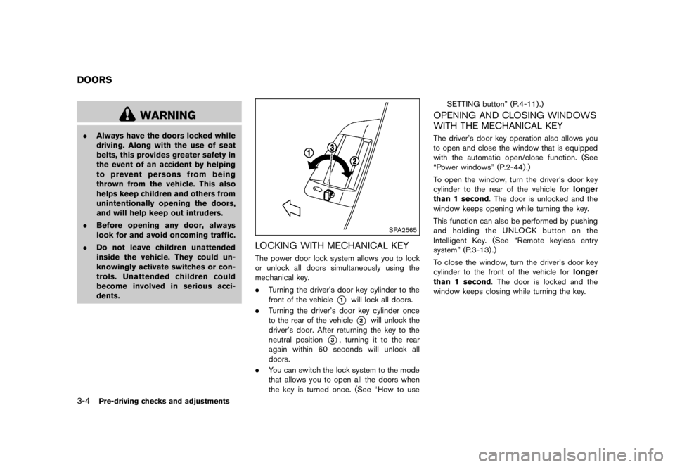 NISSAN 370Z 2012  Owners Manual 