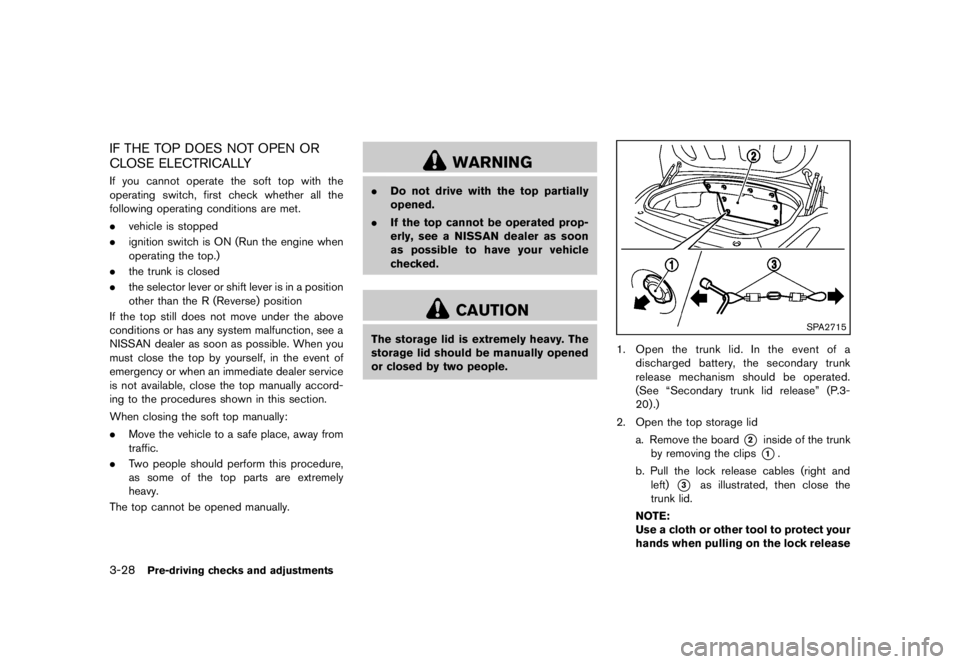 NISSAN 370Z 2012  Owners Manual 