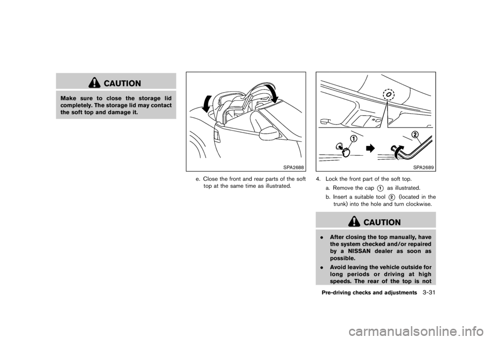 NISSAN 370Z 2012  Owners Manual 