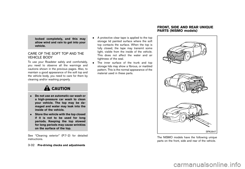 NISSAN 370Z 2012  Owners Manual 