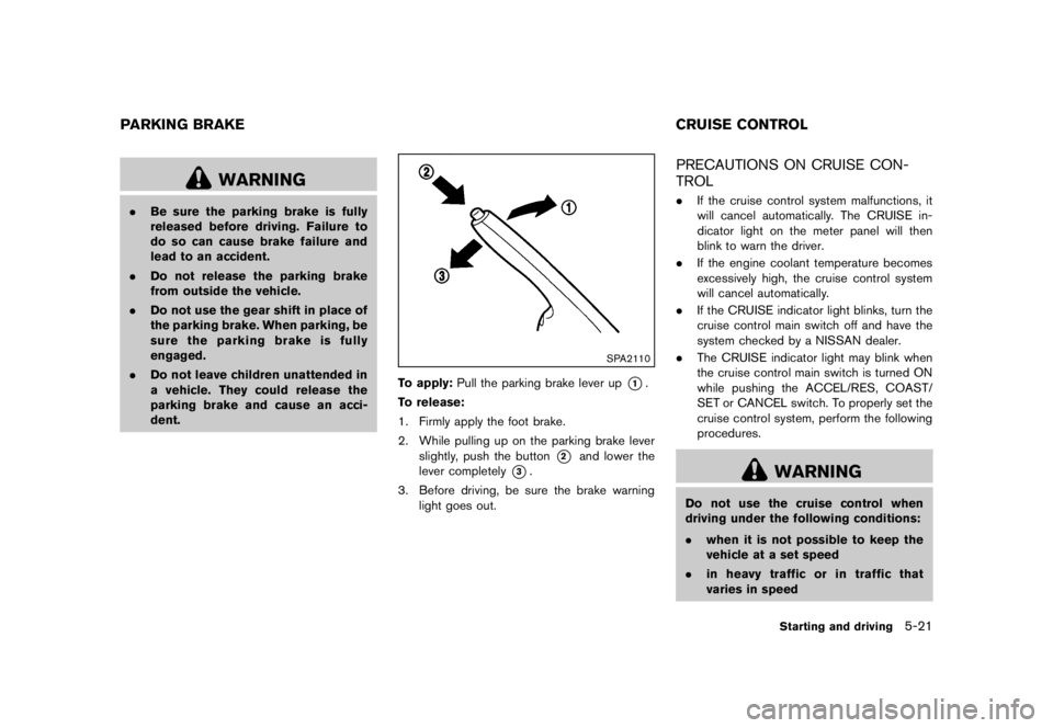 NISSAN 370Z 2012  Owners Manual 