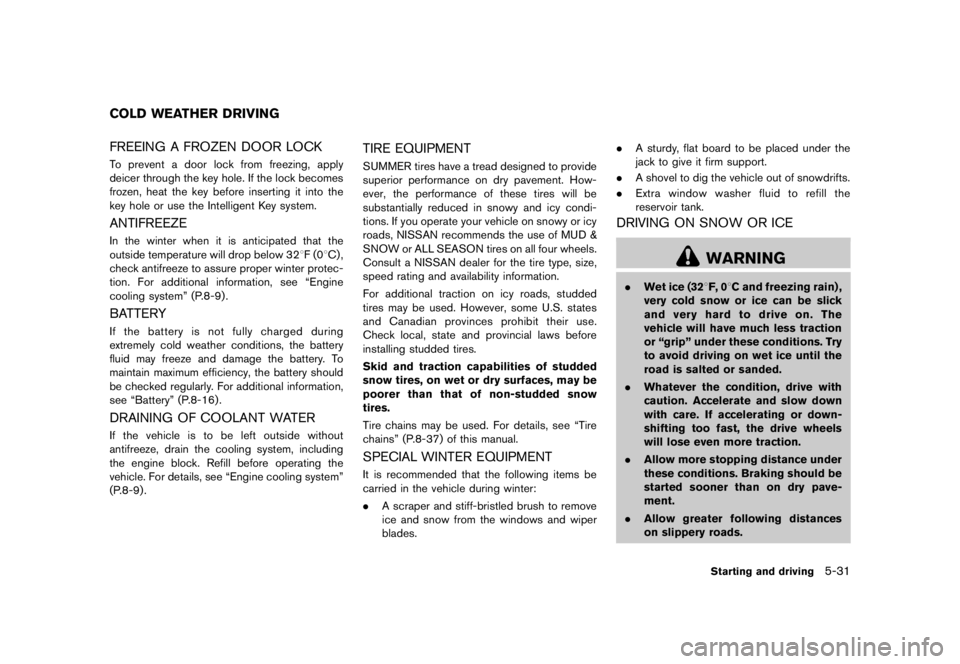 NISSAN 370Z 2012  Owners Manual 