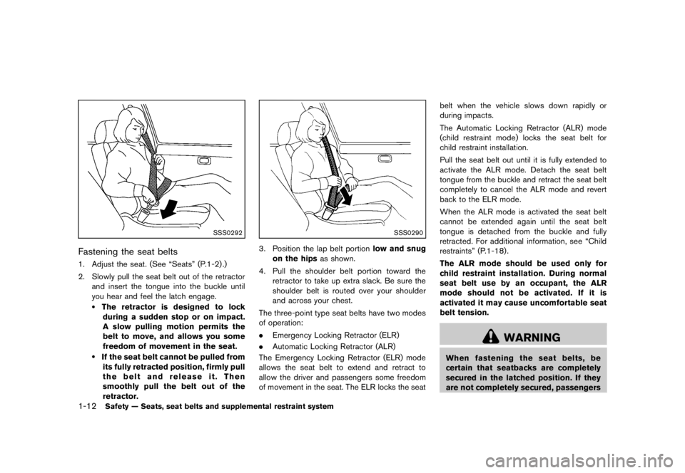 NISSAN 370Z 2012  Owners Manual 