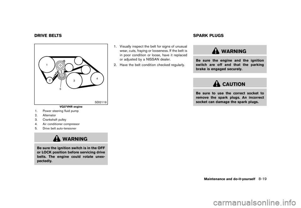 NISSAN 370Z 2012  Owners Manual 