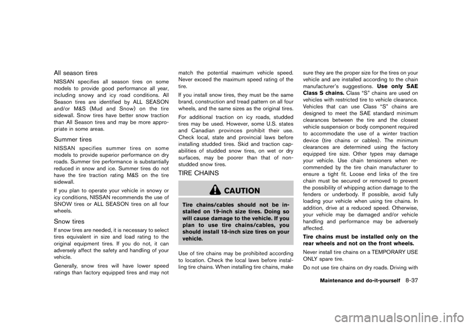 NISSAN 370Z 2012  Owners Manual 