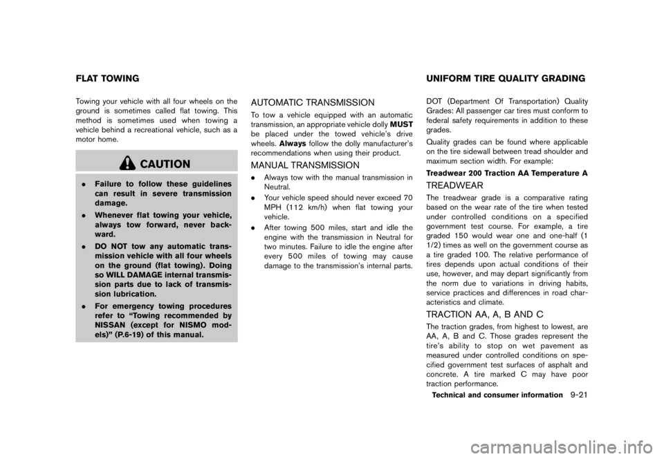 NISSAN 370Z 2012  Owners Manual 