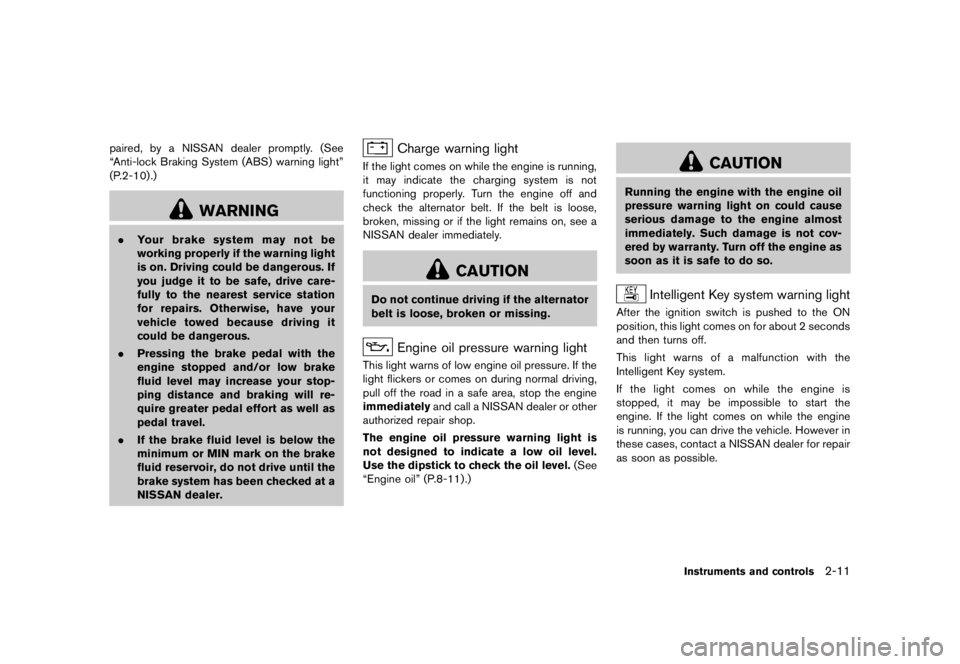 NISSAN 370Z 2012  Owners Manual 