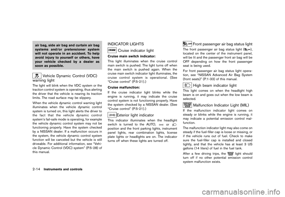 NISSAN 370Z 2012  Owners Manual 