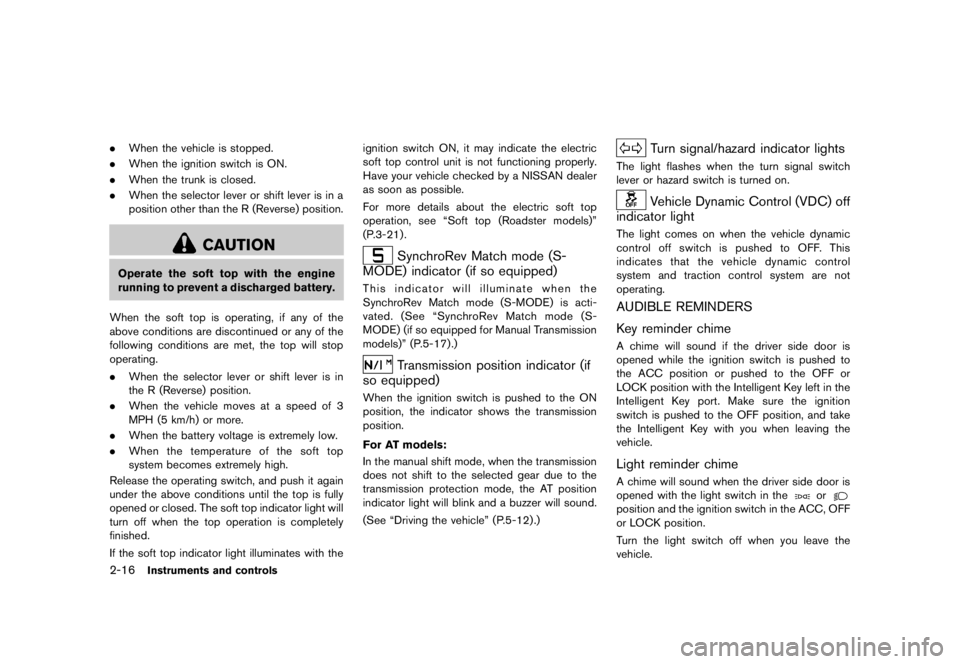 NISSAN 370Z 2012  Owners Manual 