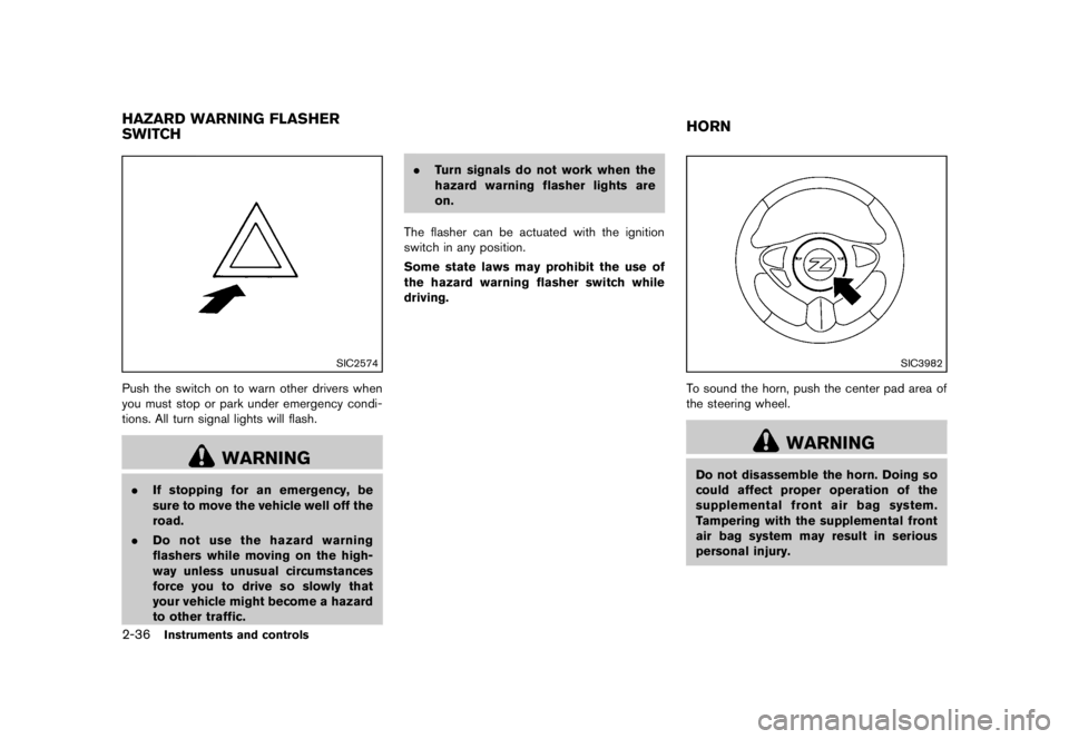 NISSAN 370Z 2012  Owners Manual 