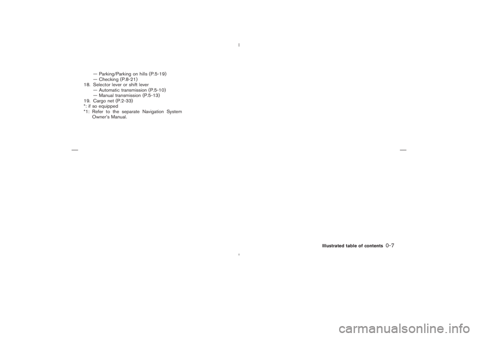 NISSAN 370Z 2009  Owners Manual 