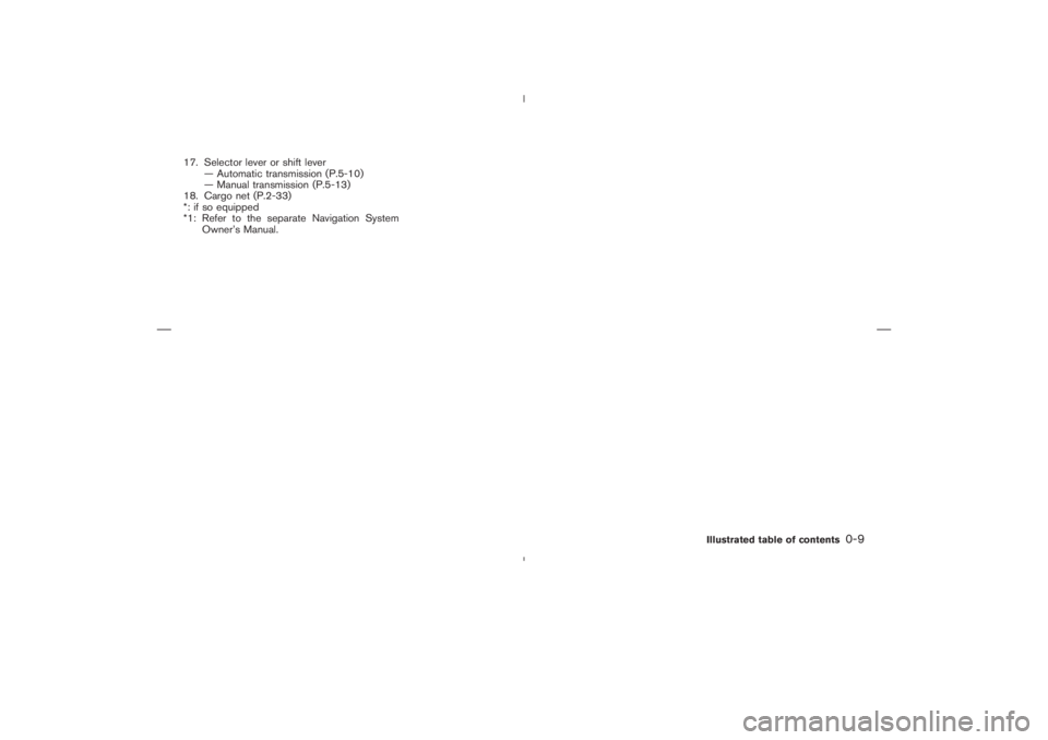 NISSAN 370Z 2009  Owners Manual 