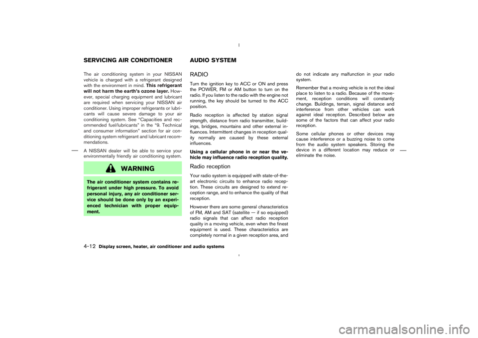 NISSAN 370Z 2009  Owners Manual 