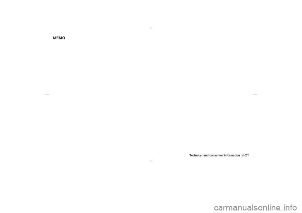 NISSAN 370Z 2009  Owners Manual 