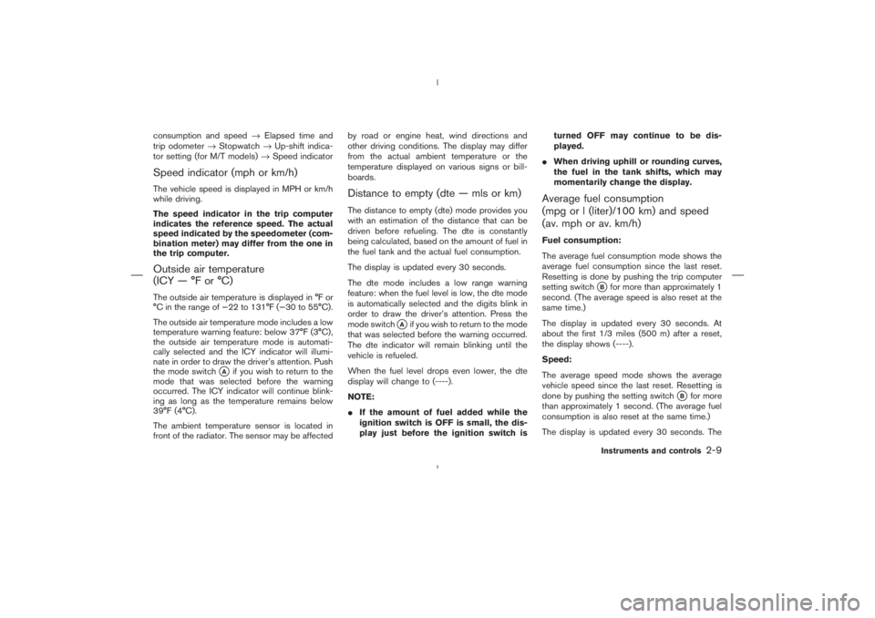 NISSAN 370Z 2009  Owners Manual 