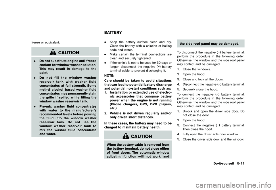 NISSAN 370Z 2017  Owners Manual 
