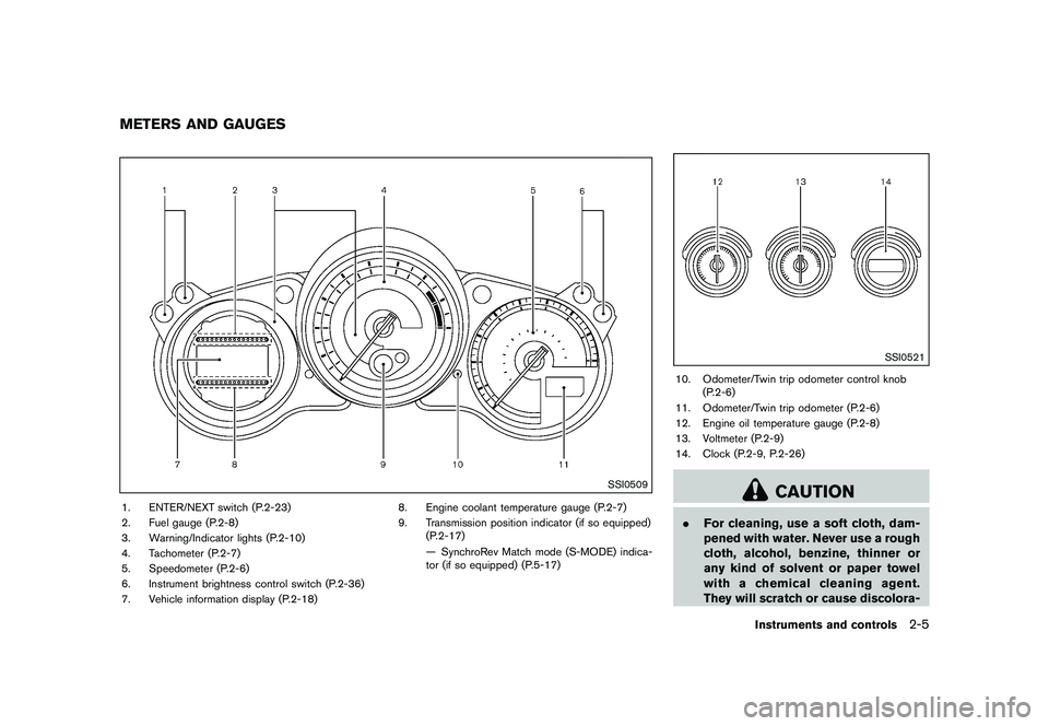 NISSAN 370Z 2017  Owners Manual �&�R�Q�G�L�W�L�R�Q� 