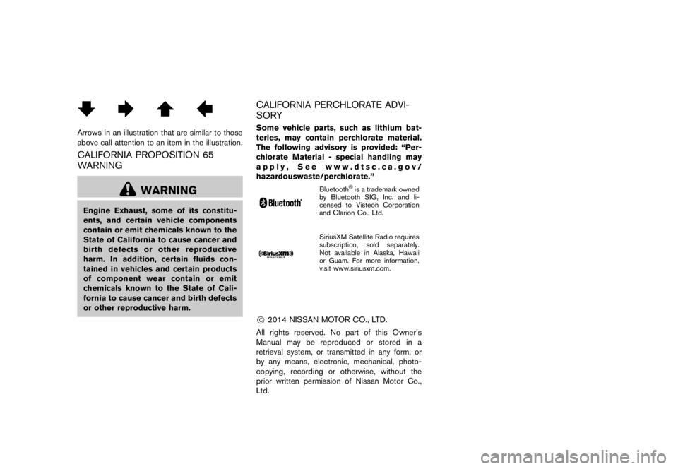NISSAN 370Z 2015  Owners Manual �&�R�Q�G�L�W�L�R�Q�     