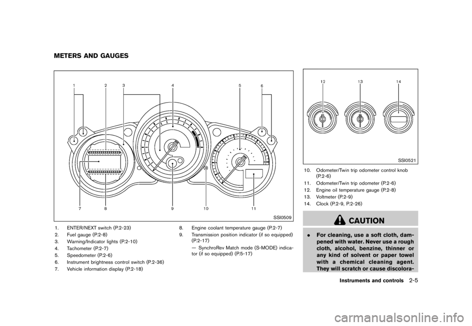 NISSAN 370Z 2015  Owners Manual �&�R�Q�G�L�W�L�R�Q�  