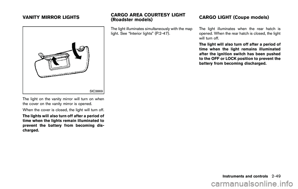 NISSAN 370Z 2014  Owners Manual 
