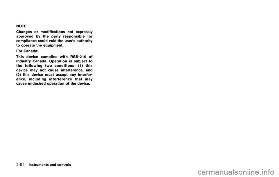 NISSAN 370Z 2014  Owners Manual 