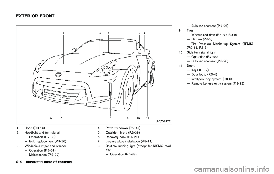 NISSAN 370Z 2014  Owners Manual 