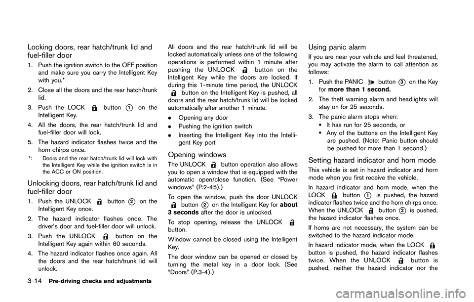 NISSAN 370Z 2014  Owners Manual 