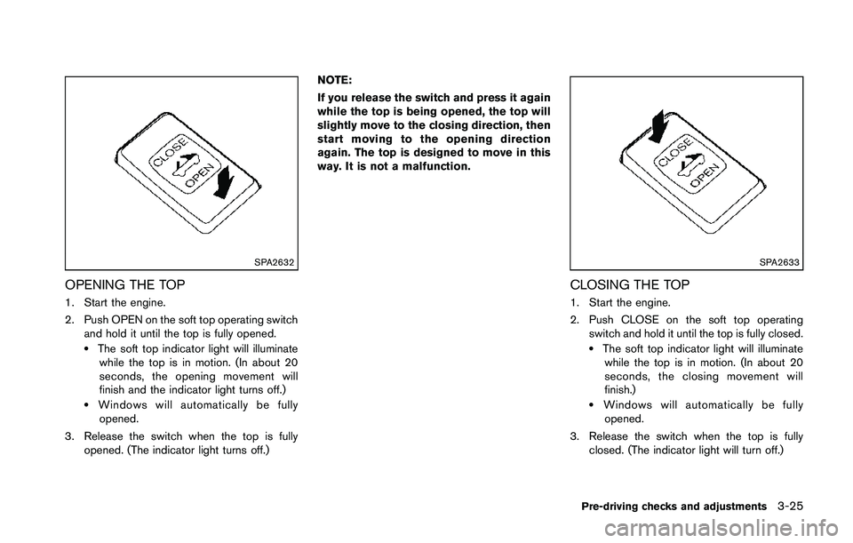 NISSAN 370Z 2014  Owners Manual 