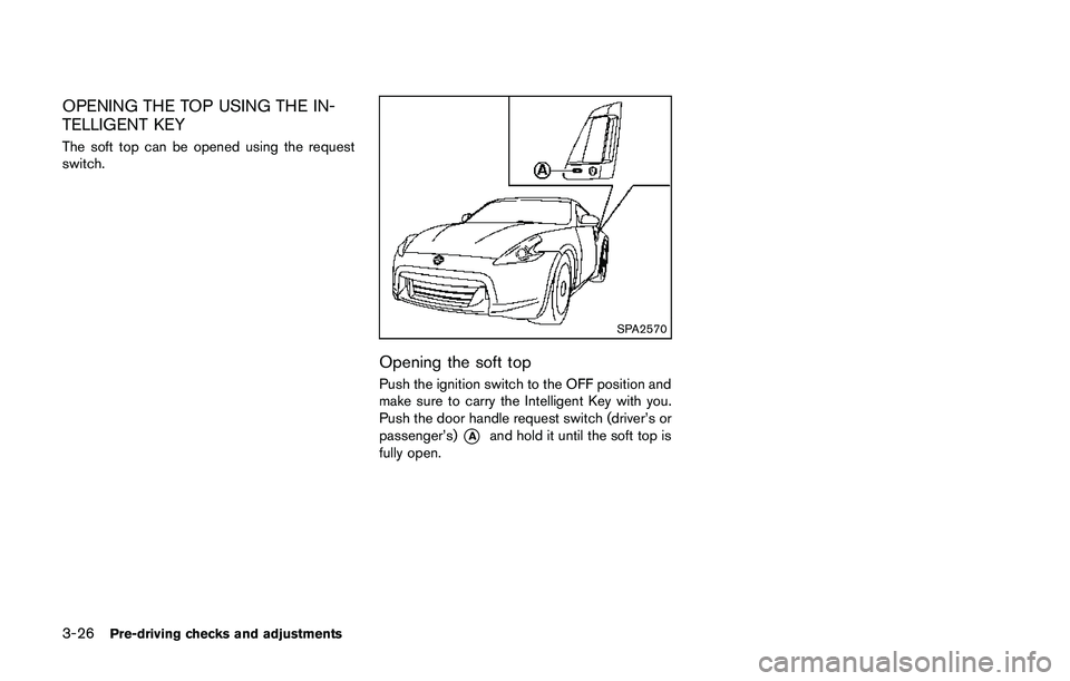 NISSAN 370Z 2014  Owners Manual 