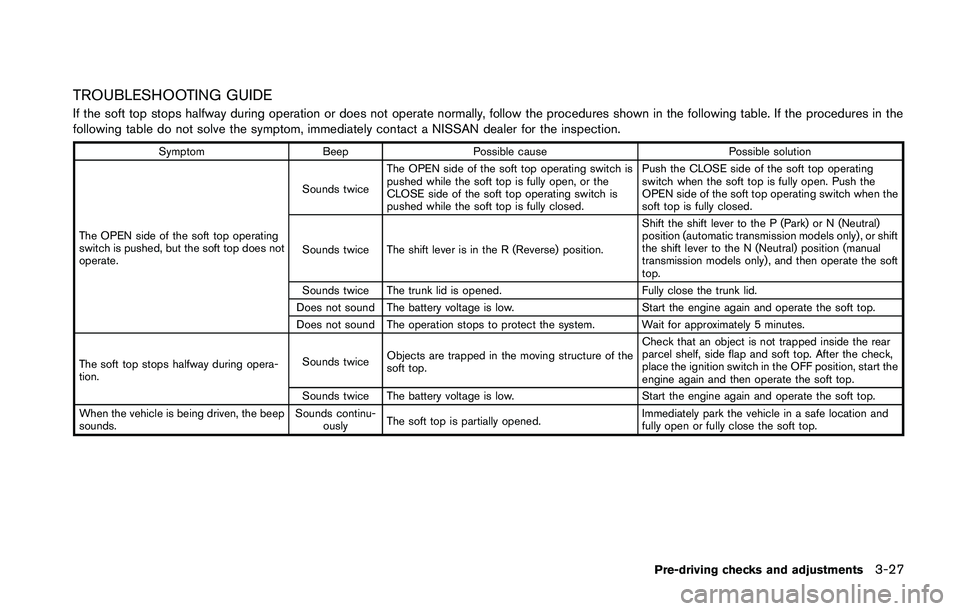 NISSAN 370Z 2014  Owners Manual 