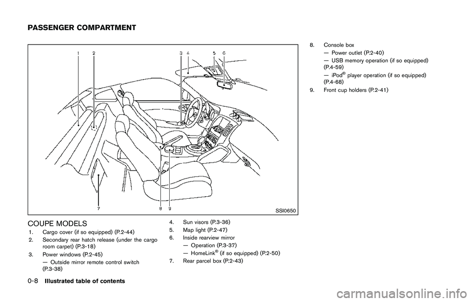 NISSAN 370Z 2014  Owners Manual 