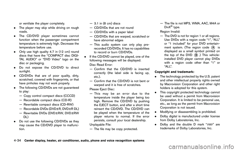 NISSAN 370Z 2014  Owners Manual 