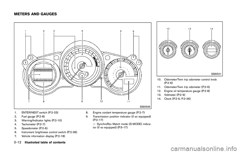 NISSAN 370Z 2014  Owners Manual 