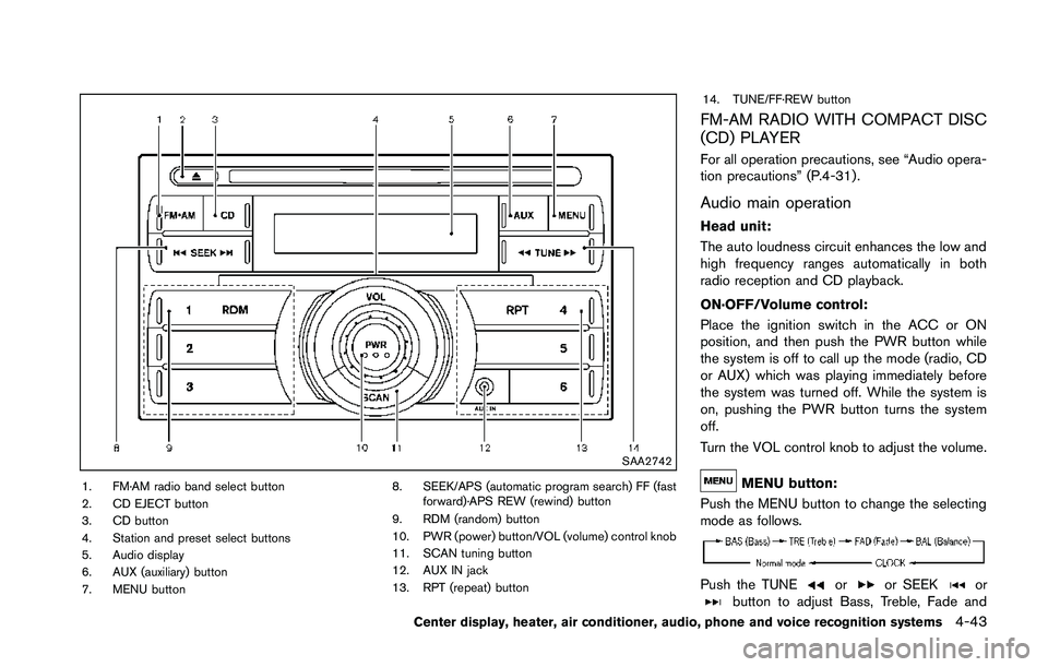 NISSAN 370Z 2014  Owners Manual 
