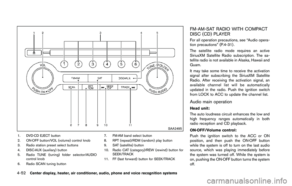NISSAN 370Z 2014  Owners Manual 