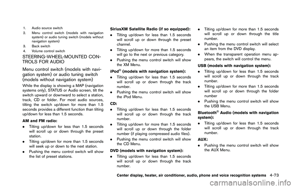 NISSAN 370Z 2014  Owners Manual 