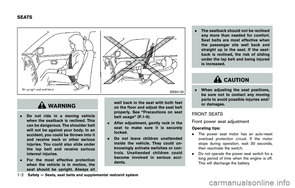 NISSAN 370Z 2014  Owners Manual SSS0133 