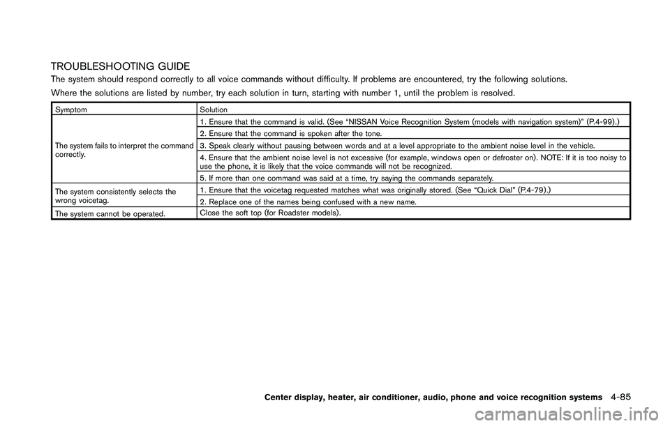 NISSAN 370Z 2014  Owners Manual 