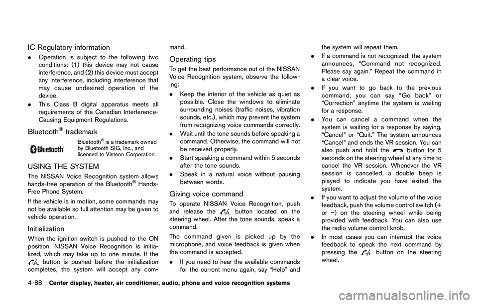 NISSAN 370Z 2014  Owners Manual 