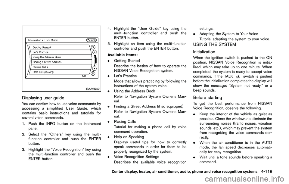 NISSAN 370Z 2014  Owners Manual 