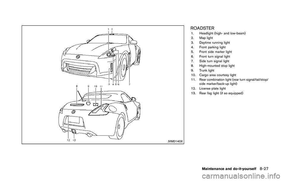 NISSAN 370Z 2014  Owners Manual 