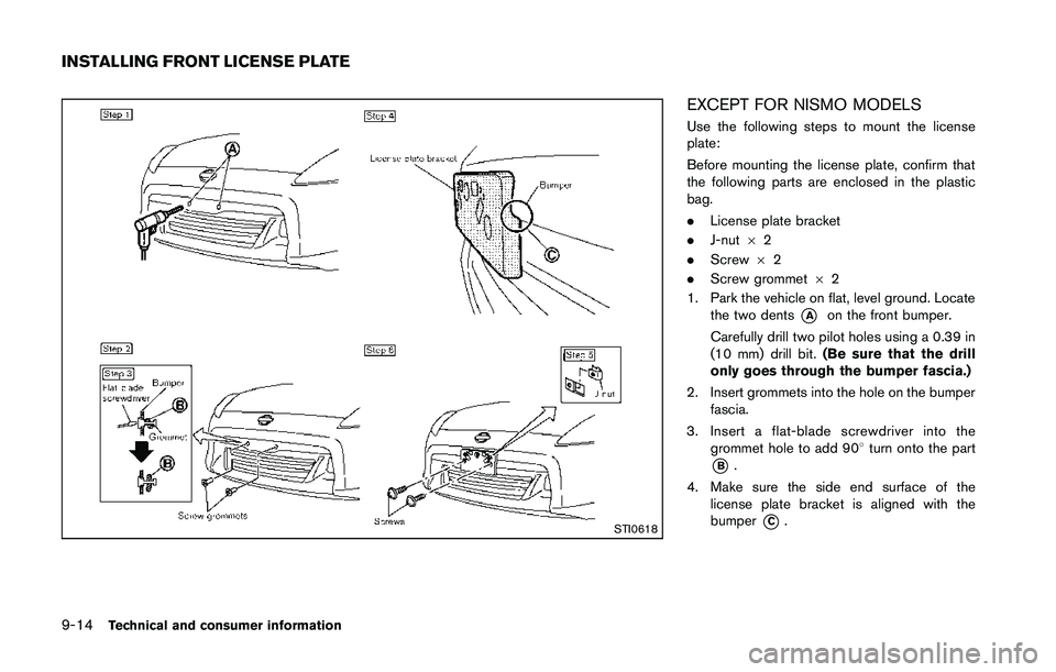 NISSAN 370Z 2014  Owners Manual 