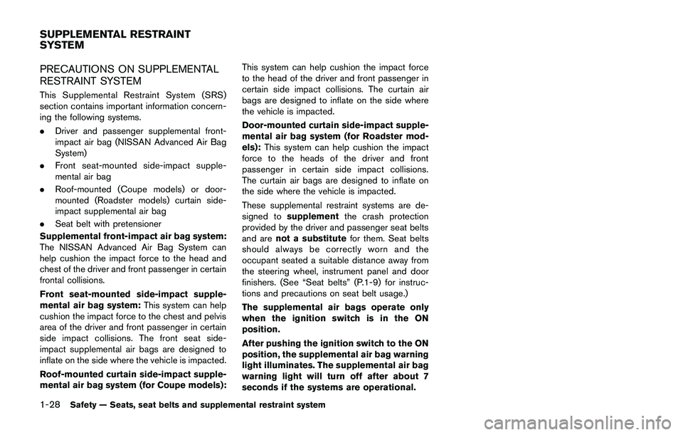 NISSAN 370Z 2014  Owners Manual 