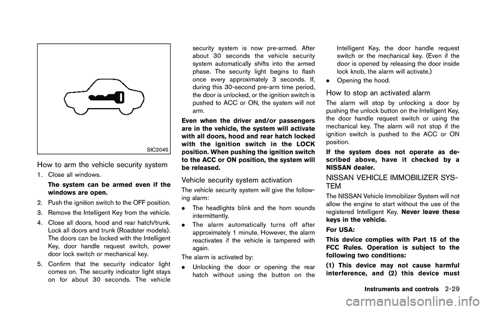 NISSAN 370Z 2014  Owners Manual 