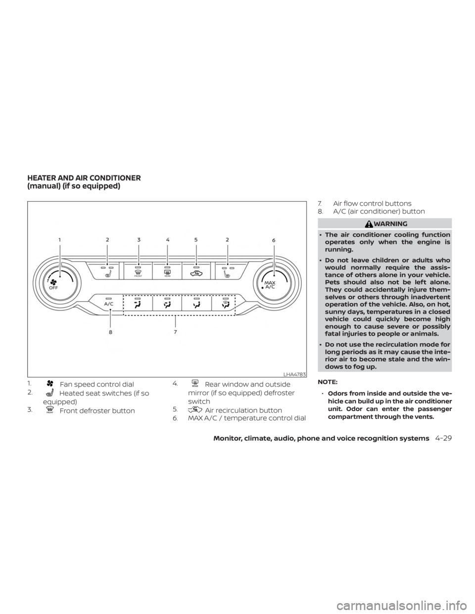 NISSAN ALTIMA SL 2018  Owners Manual 1. 
