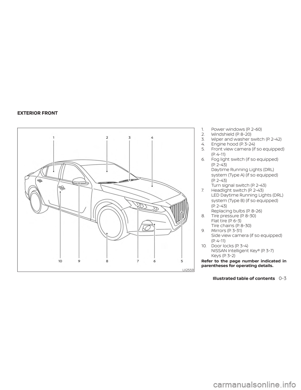 NISSAN ALTIMA SL 2018  Owners Manual 
