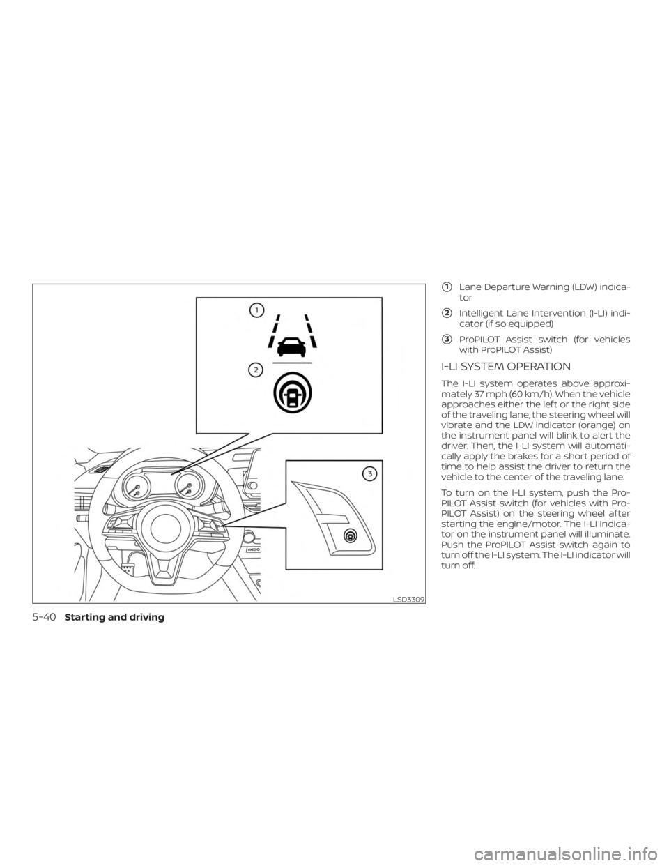 NISSAN ALTIMA SL 2018  Owners Manual 