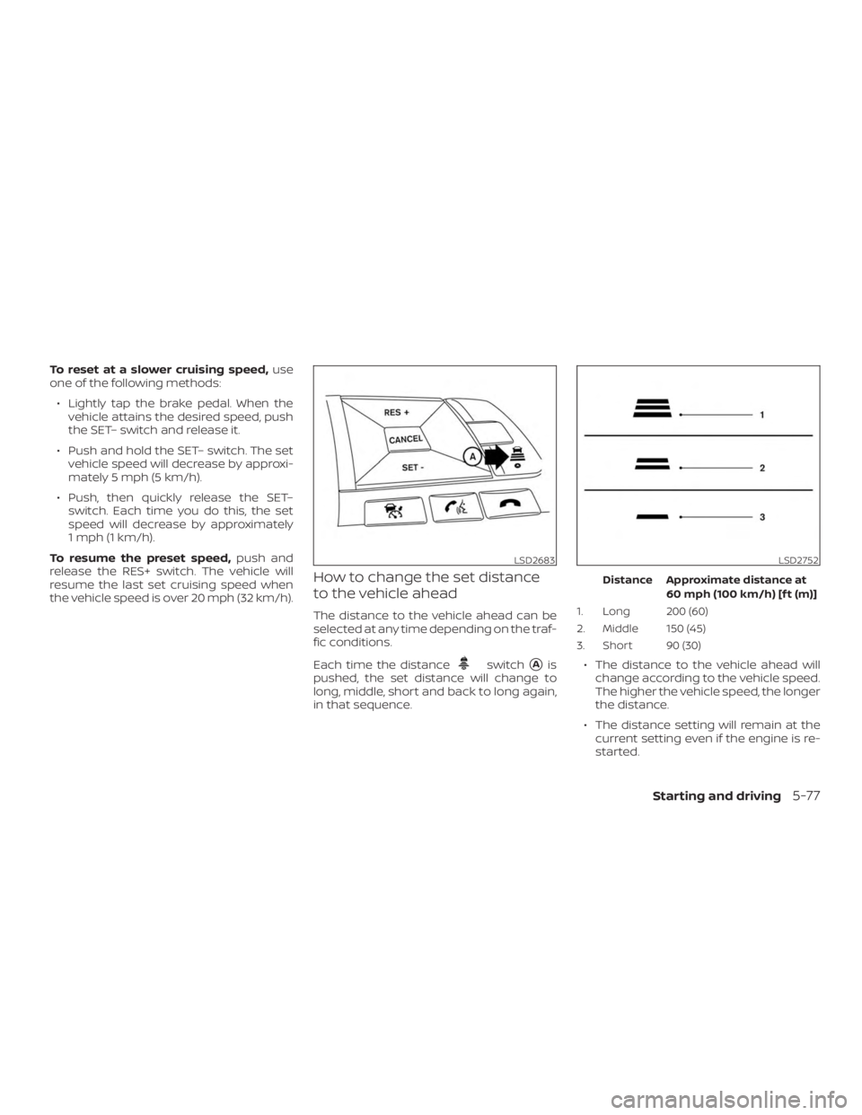 NISSAN ALTIMA SL 2018  Owners Manual 
