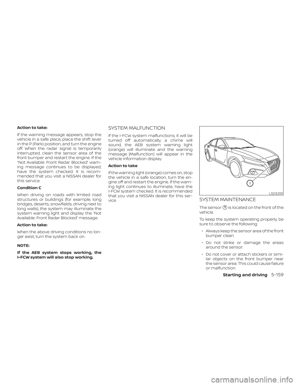 NISSAN ALTIMA SL 2018  Owners Manual 